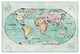 "Mapped Shorelines I Blue" Digital Paper Print by Sue Schlabach, 62"x42"