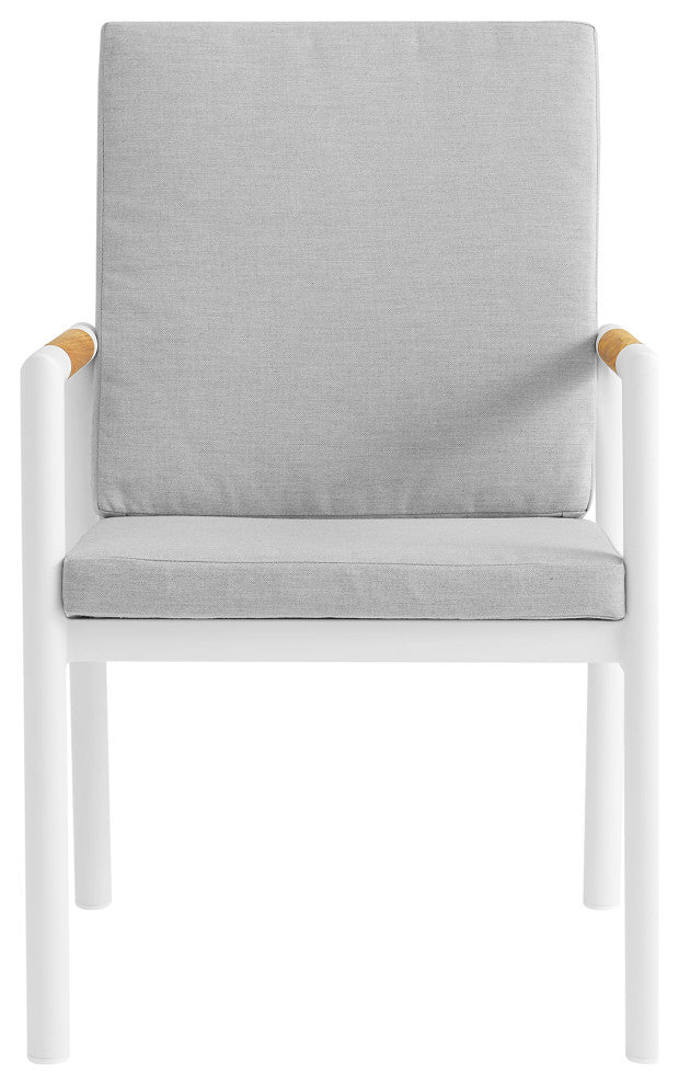 Royal Outdoor Dining Chair, Set of 2, White