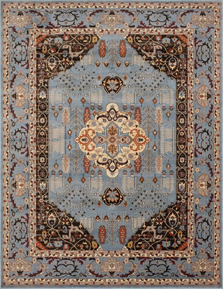 Noori Rug Traditional Vonnie Blue/Red Runner