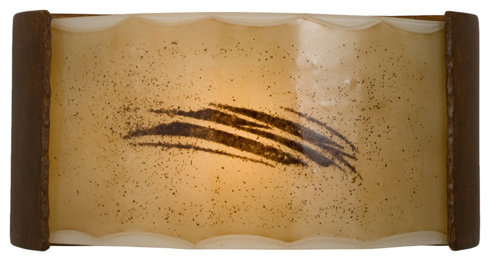 Storm Wall Sconce, Butternut and Caramel, Bulb Type: E12