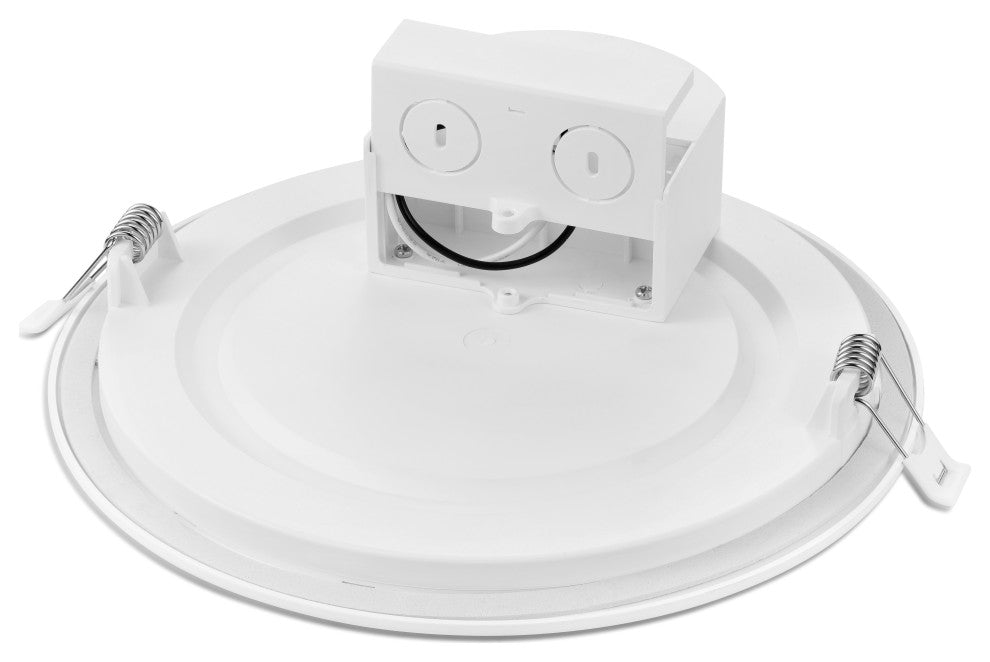 18 watt LED Direct Wire Downlight - Edge-lit - 8 inch - 4000K - 120 volt - Dimma