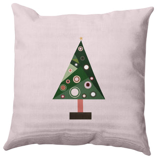 Crazy Christmas Decorative Throw Pillow, Pink, 16"x16"