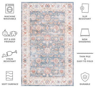Safavieh Arizona Machine-Washable Collection ARZ112 Rug, Green/Beige, 3'x5'