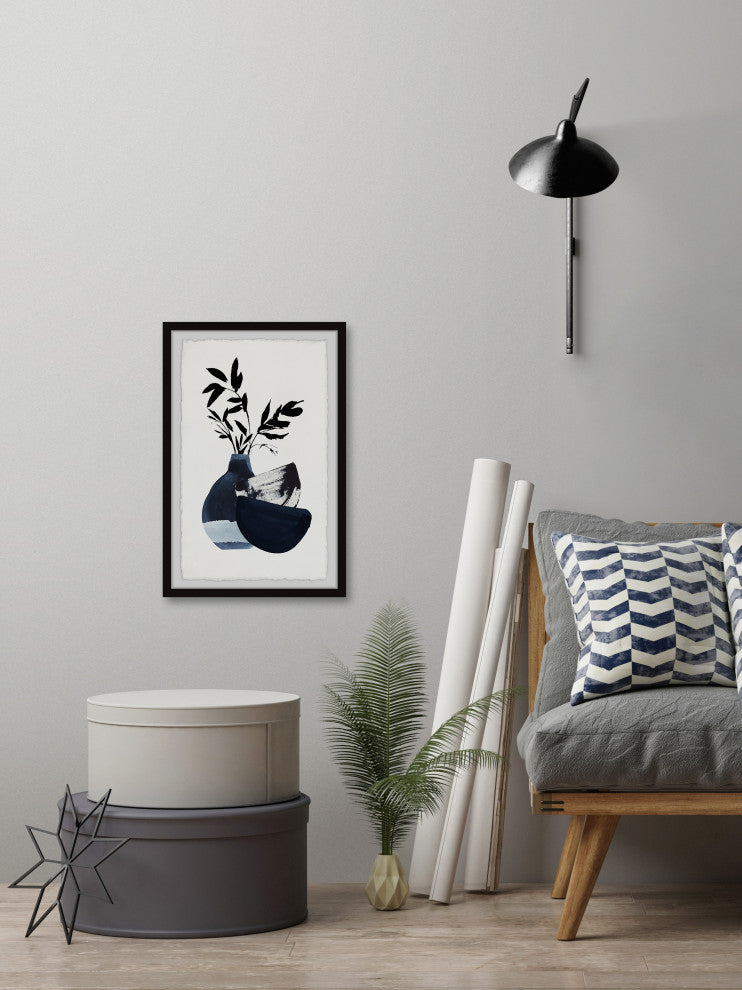 "Tranquil Balance" Framed Painting Print, 12x18