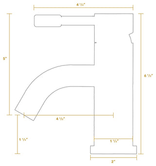 Waterhaus Solid Stainless Steel, Single Hole, Single Lever Lavatory Faucet
