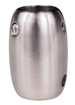 Craftmade 1/2" Threaded Downrod Coupler in Brushed Polished Nickel