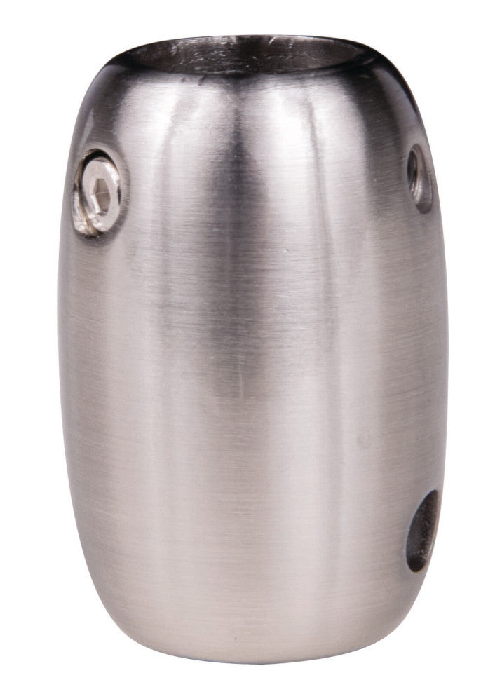 Craftmade 1/2" Threaded Downrod Coupler in Brushed Polished Nickel