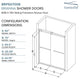 Transolid Brianna 60" W x 70" H Frameless Sliding Shower Door in Polished Chrome