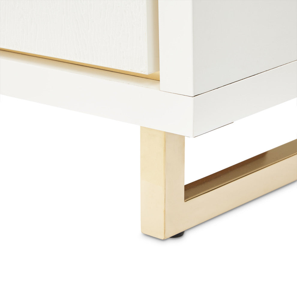 Palm Gate Dresser, Cloud White