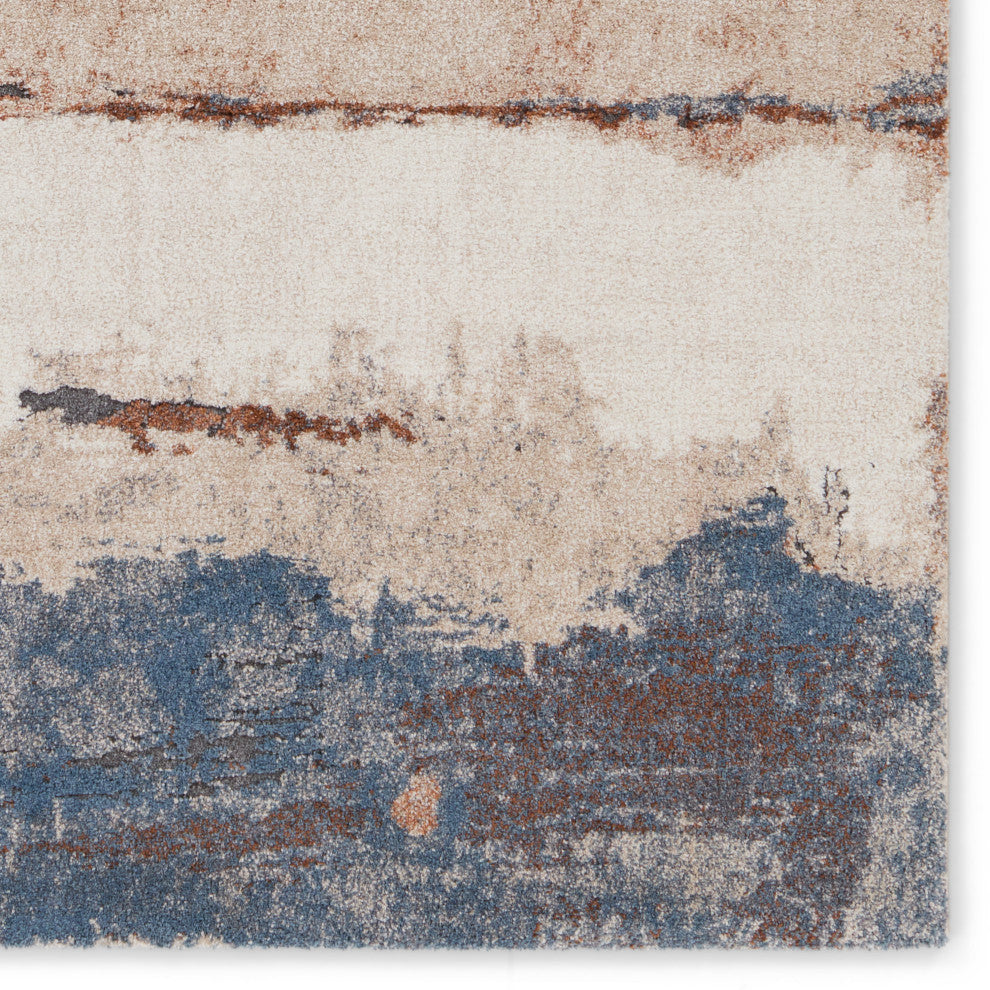 Jaipur Living Sobia Abstract Tan/ Blue Area Rug 9'3"X13'