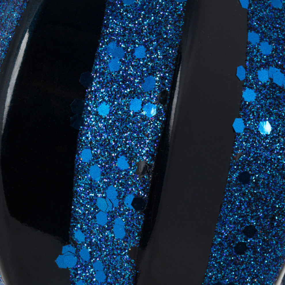 Drop Ornament , Midnight Blue, 8"