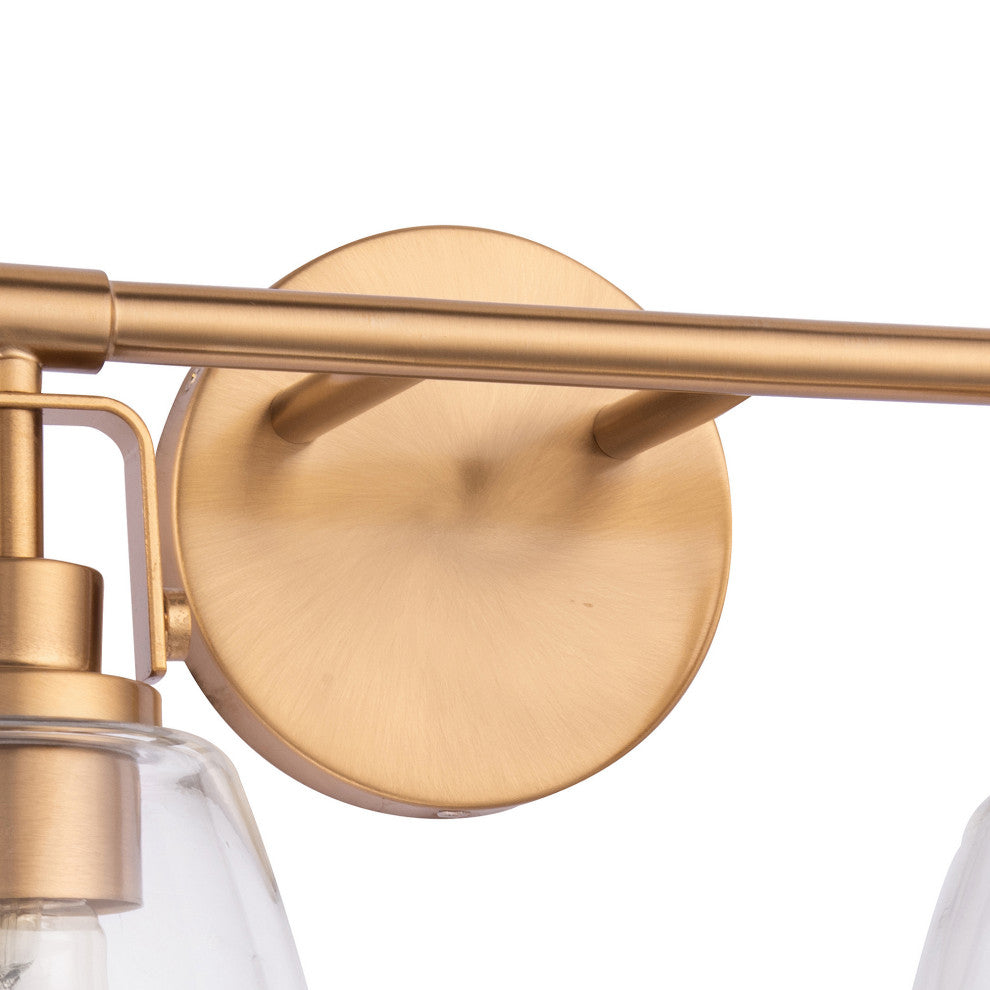 2 Light Modern Farmhouse Gold Vanity Light Modern Wall Sconces