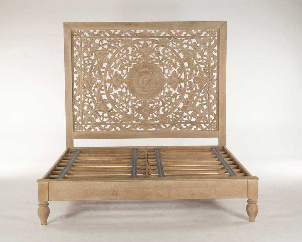 Haveli Mango Wood King Bed