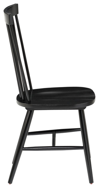 Eagle Ridge Dining Chair, Black Finish, Set of 2