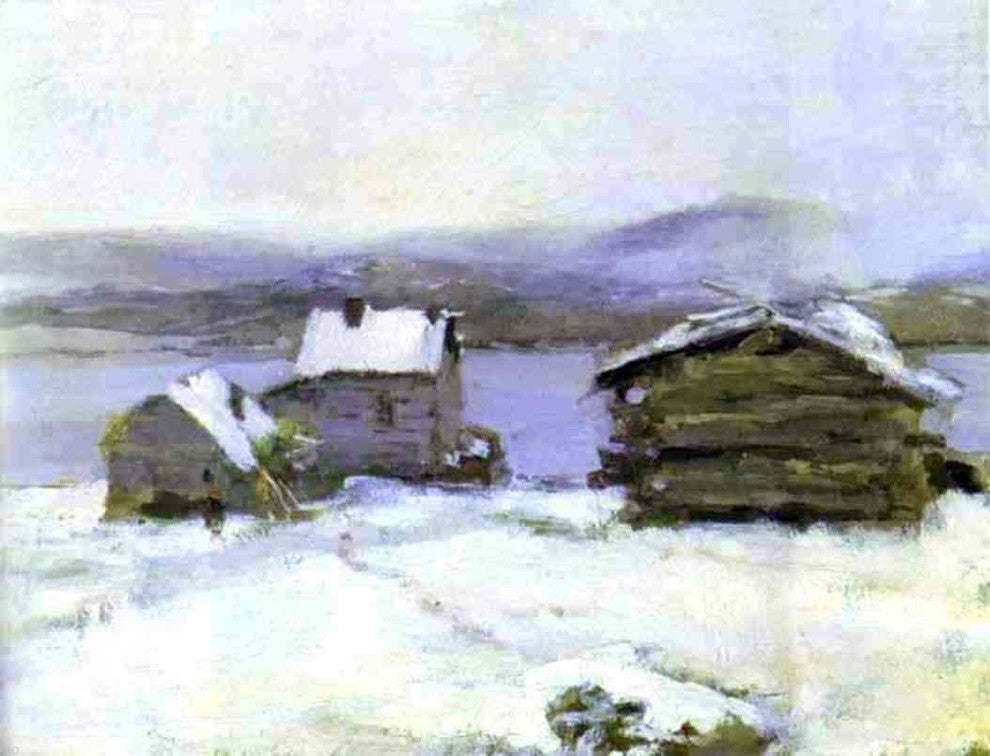 Constantin Alexeevich Korovin Winter in Lapland Wall Decal