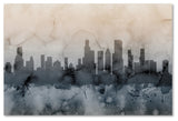 "Chicago, Illinois Skyline V" Canvas Art by Michael Tompsett
