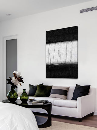 "Lost in Lines" Painting Print on Canvas