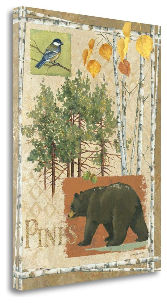 "Bl Bear Pines" By Anita Phillips, Giclee Print on Gallery Wrap Canvas