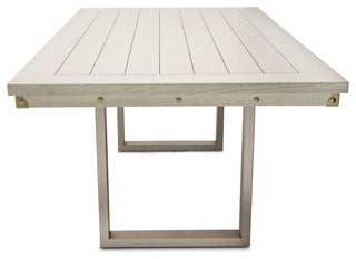 Aico Amini Menlo Station Rectangular Dining Tabel (76 In) in Eucalyptus