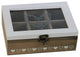Glass Top Jewelry Box With Heart