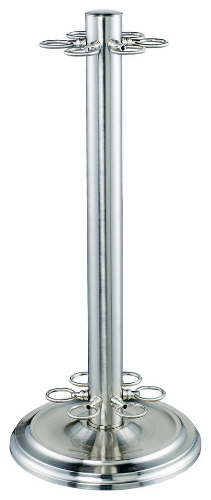 Z-lite CSBN Billiard Cue Stand, Brushed Nickel