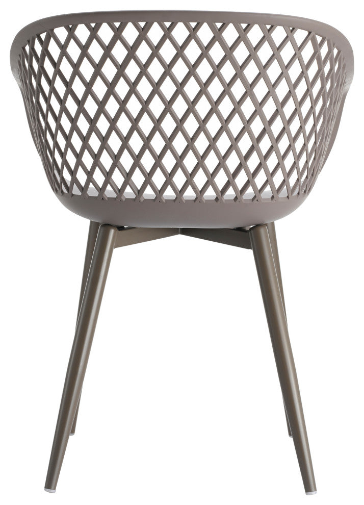 Piazza Outdoor Chair Gray, Set of 2