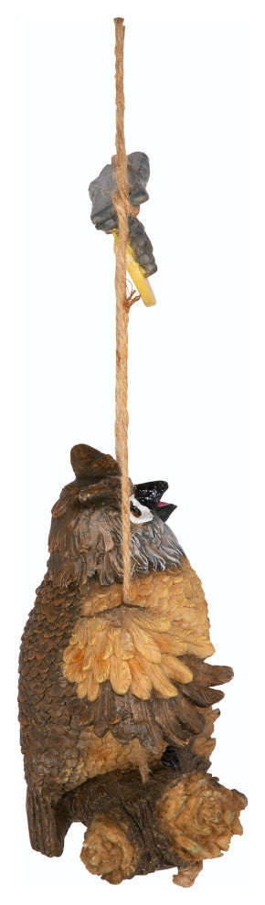 Howie the Hoot Owl Swinging Sculpture