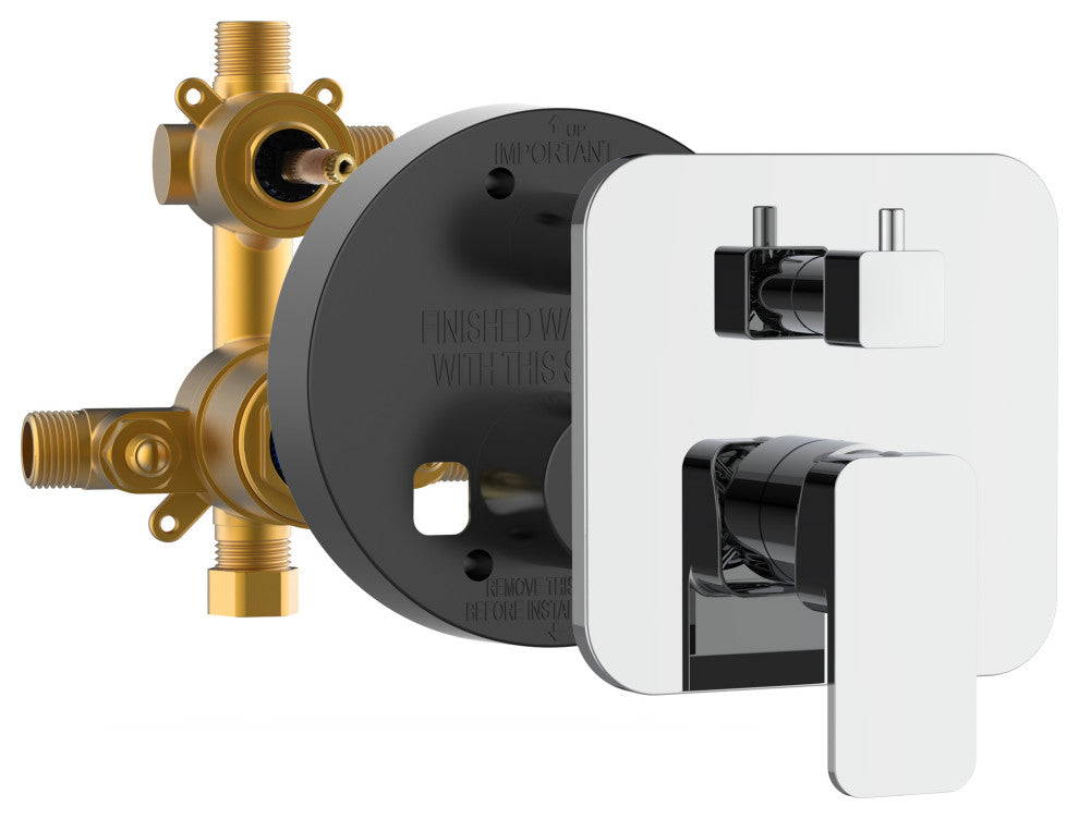 Resort Combo Shower System, 2.5 GPM, Chrome