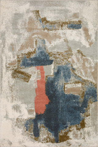 Loloi II Spirit SPI-05 Stone, Multi Sample Swatch