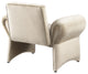 Fleurette Velvet Accent Chair, Cream