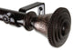 Urn 1" Curtain Rod, Bronze, 120"-170"