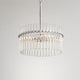 Eva 4-Light Chrome Finish Crystal Chandelier