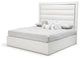 State St. Queen Tufted Panel Bed - Off White