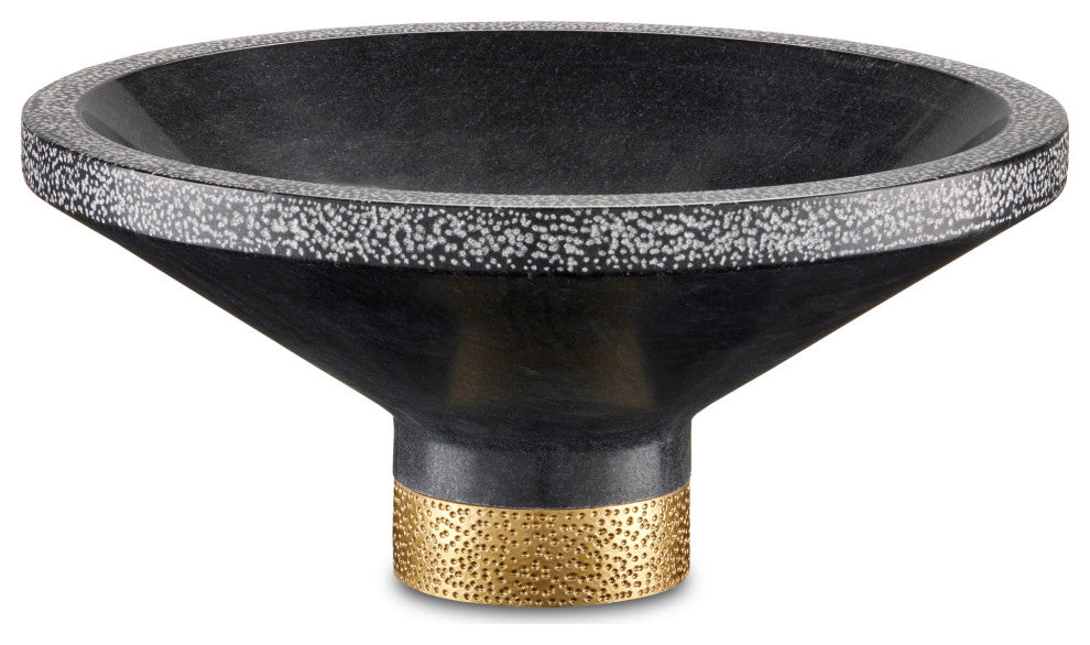 Vincent Black Marble Bowl