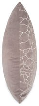 GLAMtastic Crackle 22" Square Pillow, Set of 2, Fog