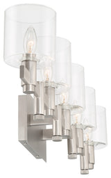 Decato 5 Light Sconce, Nickel