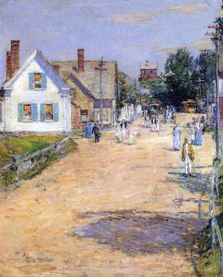 Frederick Childe Hassam East Gloucester- End of Trolly Line Wall Decal