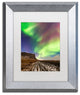 Michael Blanchette 'Light Shower' Art, Silver Frame, White Mat, 14x11
