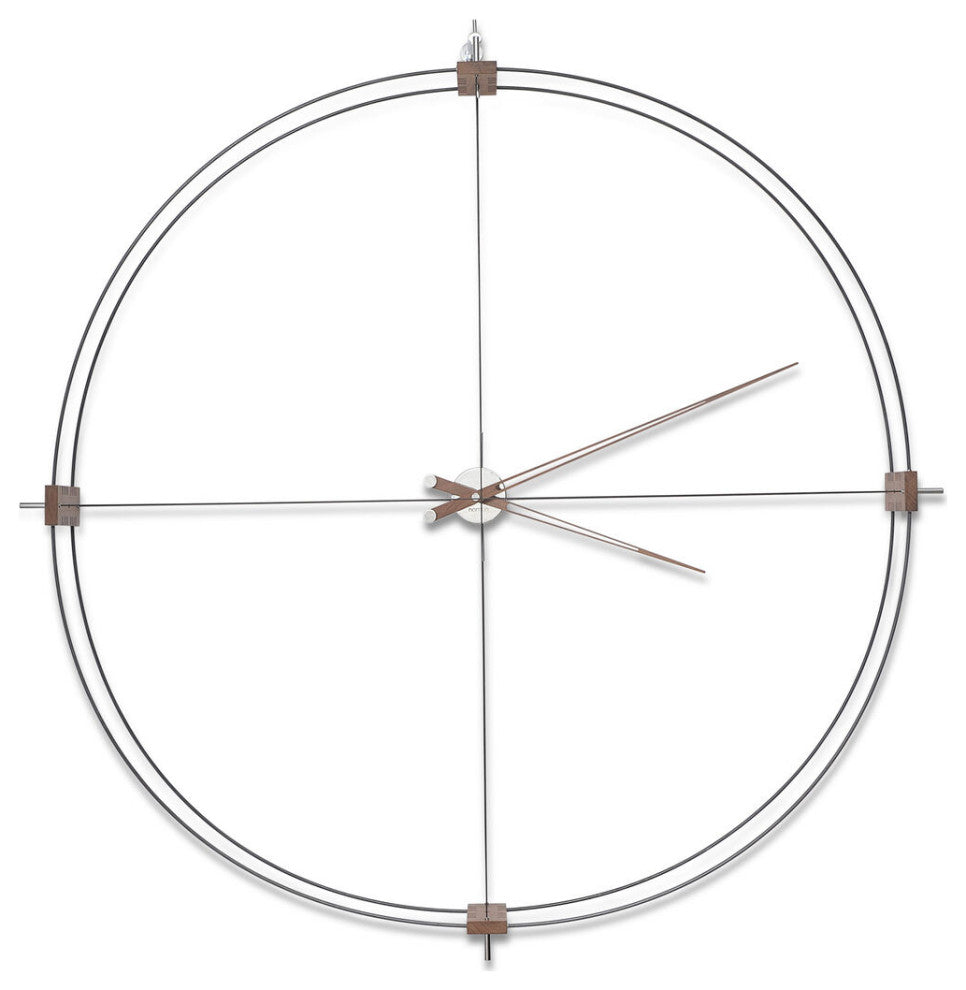 Nomon Delmori N Clock | Black