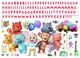 Cocomelon Peel and Stick Giant Wall Decals With Alphabet