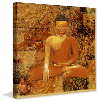 "Buddha Small" Painting Print on Canvas by Irena Orlov