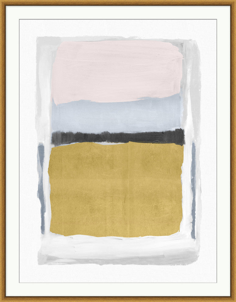 #8 Pink And Gold 3, Giclee Reproduction Artwork