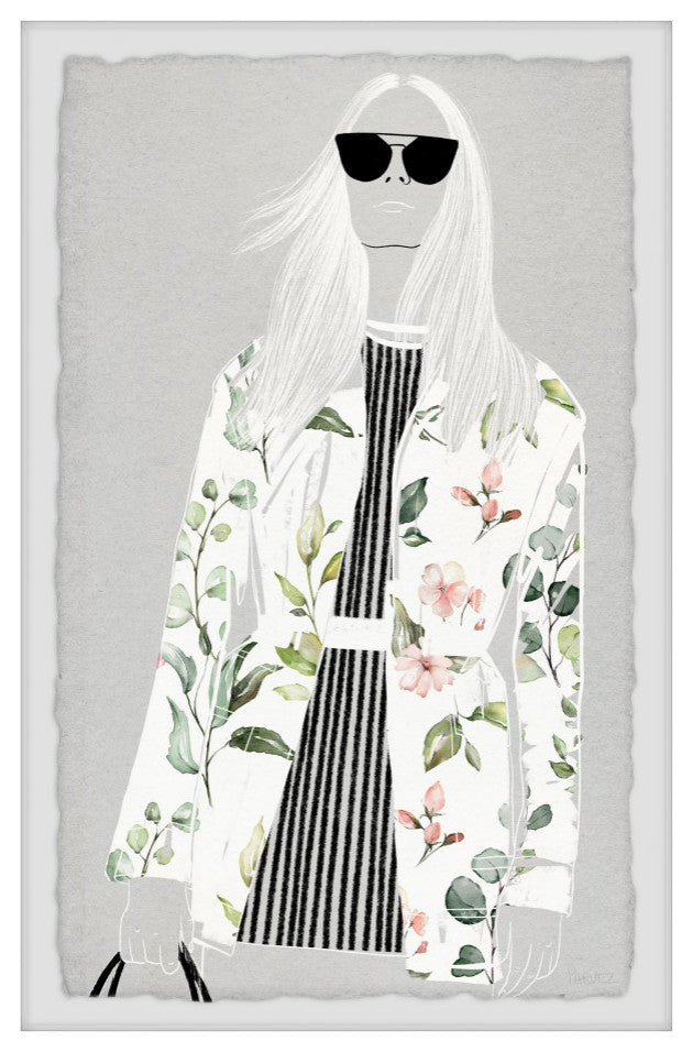"Stylish Blazer" Framed Painting Print, 24x36