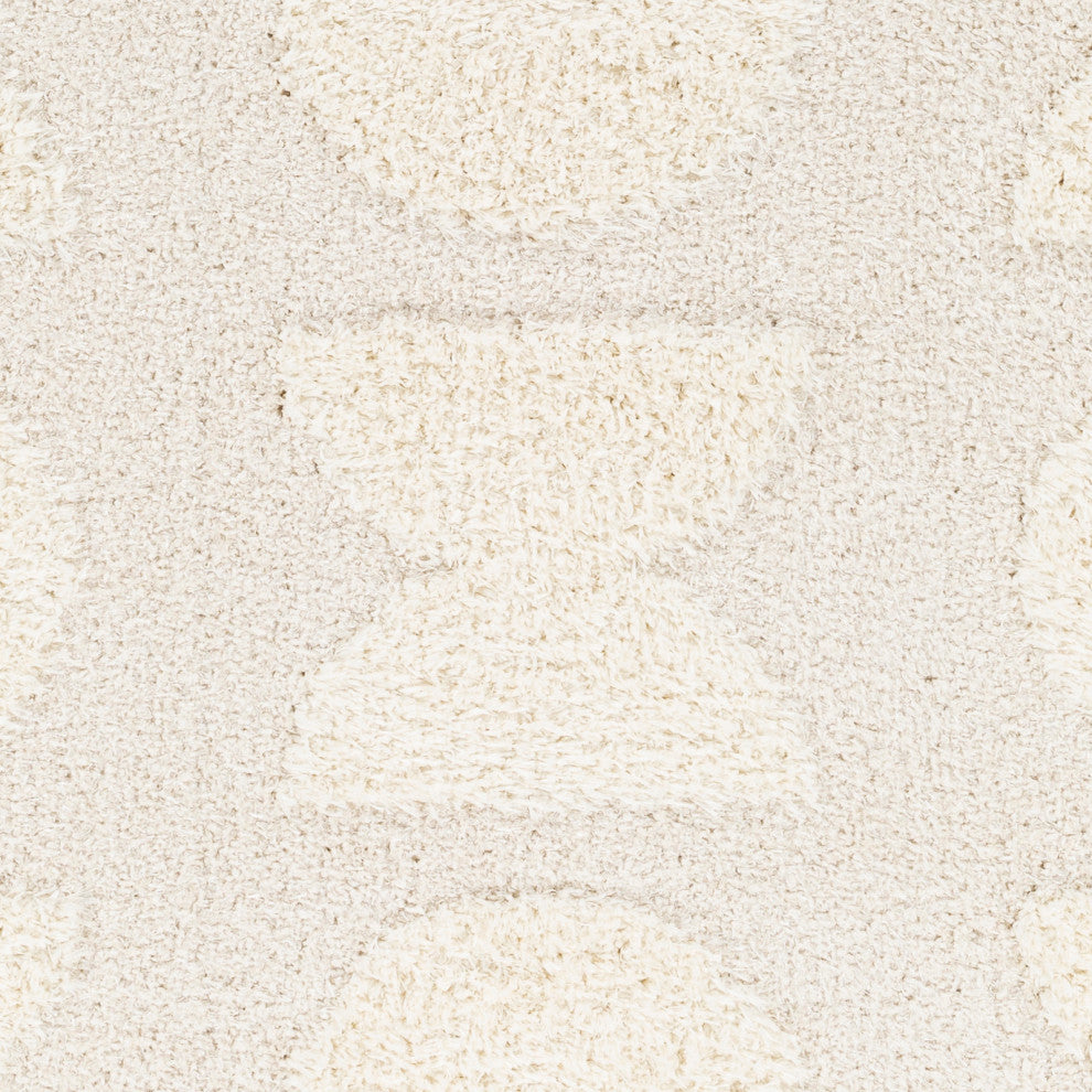 Rodos RDO-2322 Cream Machine Woven 5'3" x 7' Rug