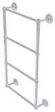 Monte Carlo 4 Tier 24" Ladder Towel Bar with Twisted Detail, Satin Chrome