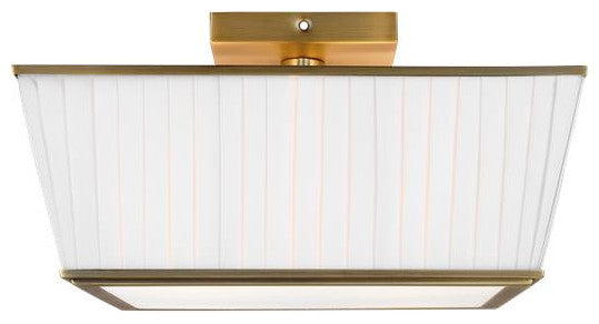 Generation Lighting, LF1044TWB, Flush Mount, Time Worn Brass