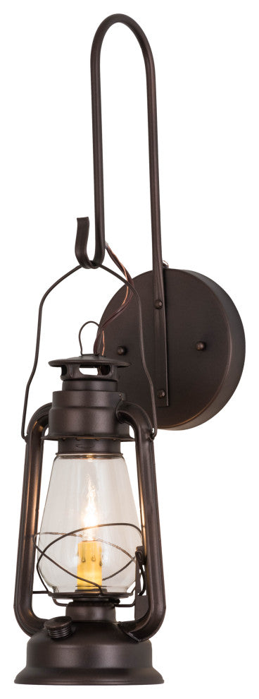 7 Wide Miners Lantern Wall Sconce