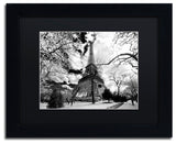 Philippe Hugonnard 'Eiffel Tower', Black Frame, Black Mat, 14x11