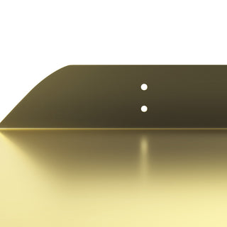 Sammy Wall Mounted Shelves, Gold, 36"