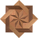 Brenton Cove Wood Medallion, 30" Unfinished, 5/16" Thick